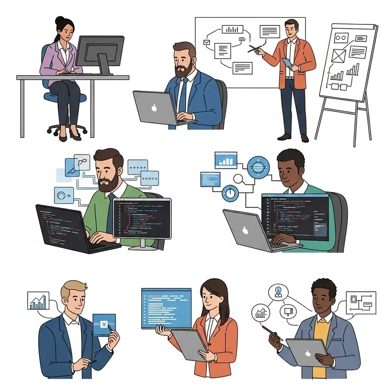 Diverse Tech Team | Analyst, Developers, Tester, PM & More!