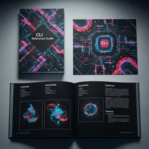 CLI Reference Manual with Unique Style | Abstract Inspired