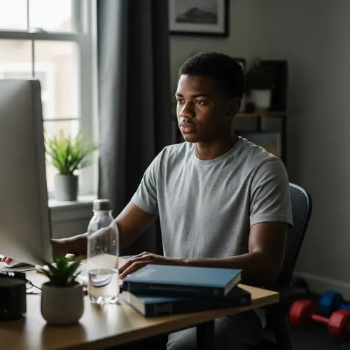 19-Year-Old Black Male: Introverted, Computer Enthusiast Doing 100 Push-Ups Daily