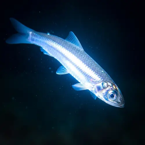 Bright Anchovy Fish: Captivating Glow