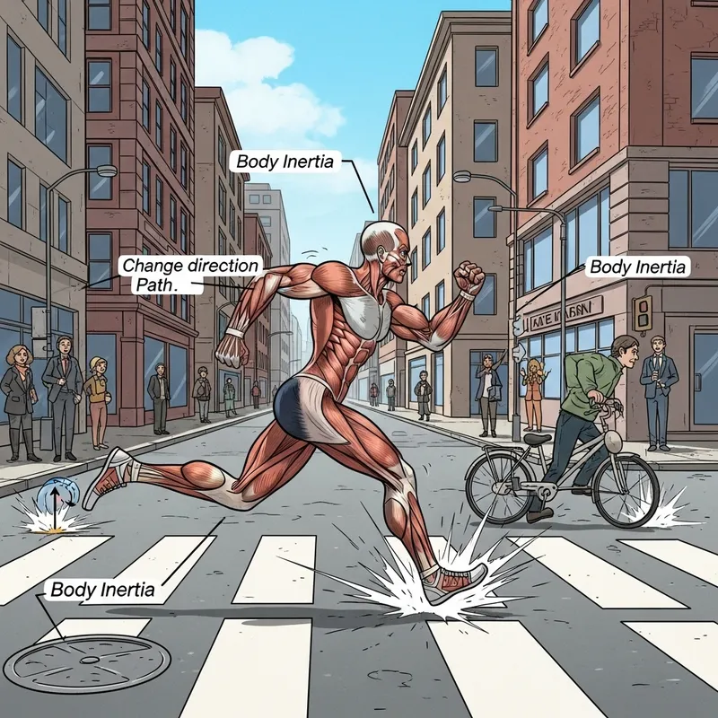 Effortful Sprinting: Confronting Inertia During Urban Circuit Run