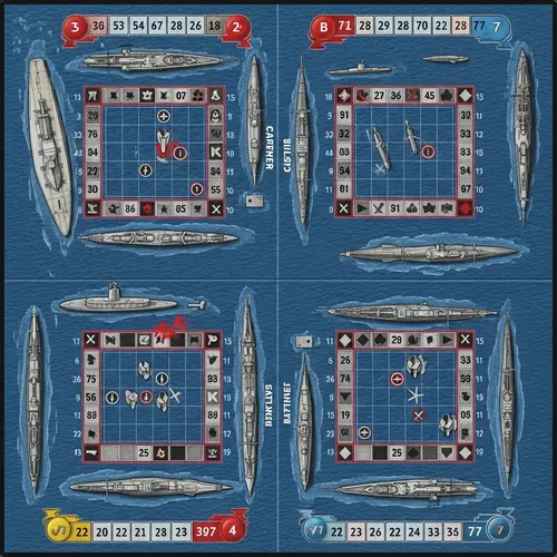 Battleship Game Board Strategy & Ship Types Overview