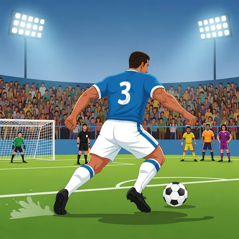 Exciting Roberto Carlos Football Action