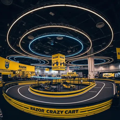 Exhilarating RAZOR Crazy Cart Track Experience | Yellow & Black Ambiance