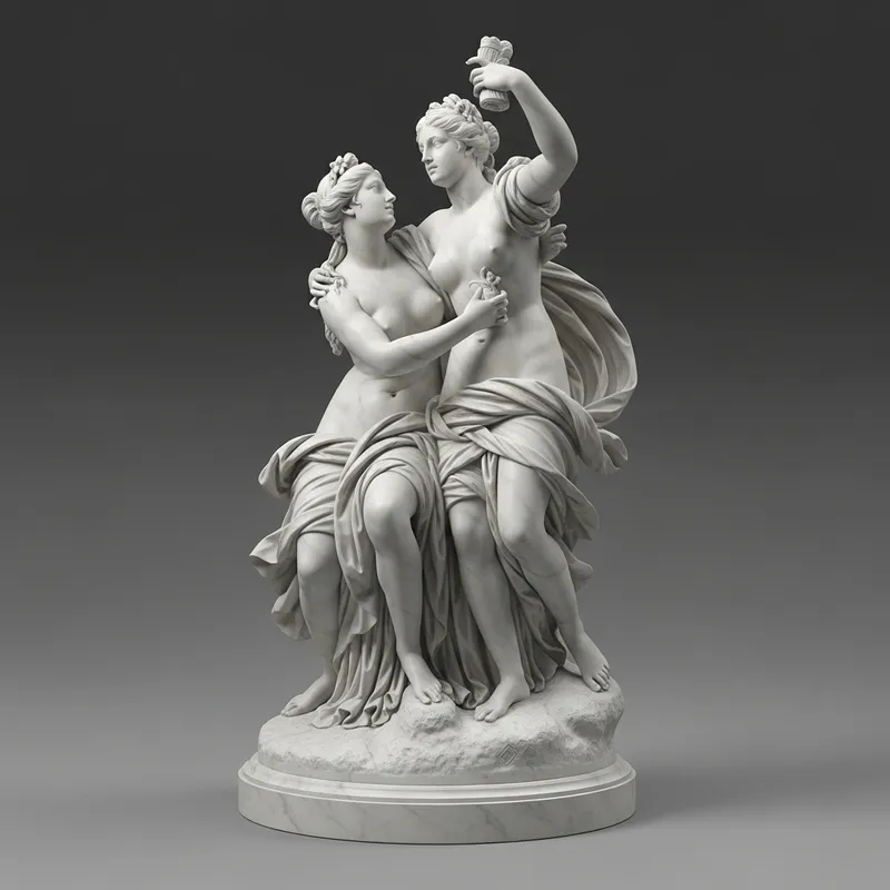 Gianlorenzo Bernini-Inspired Sculpture of Sensual Women | Baroque Art Gianlorenzo Bernini-Inspired Sculpture of Sensual Women | Baroque Art