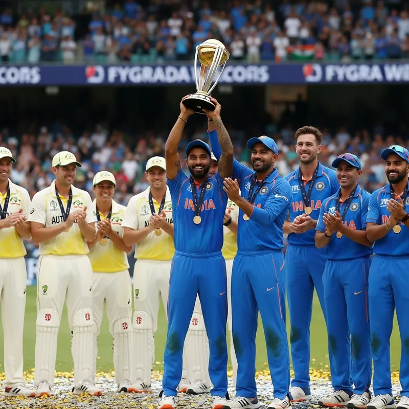 India Triumphs Over Australia: Cricket World Cup Victory India Triumphs Over Australia: Cricket World Cup Victory
