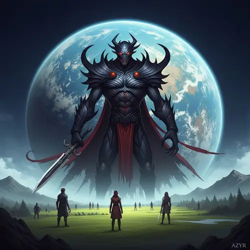 Azyr: Dark and Powerful Being Threatening Sai-vad's Harmony