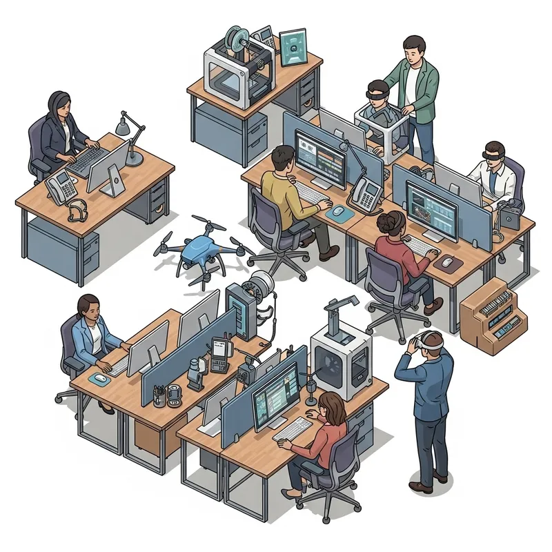 Innovative Technology Office Floorplan Design Innovative Technology Office Floorplan Design