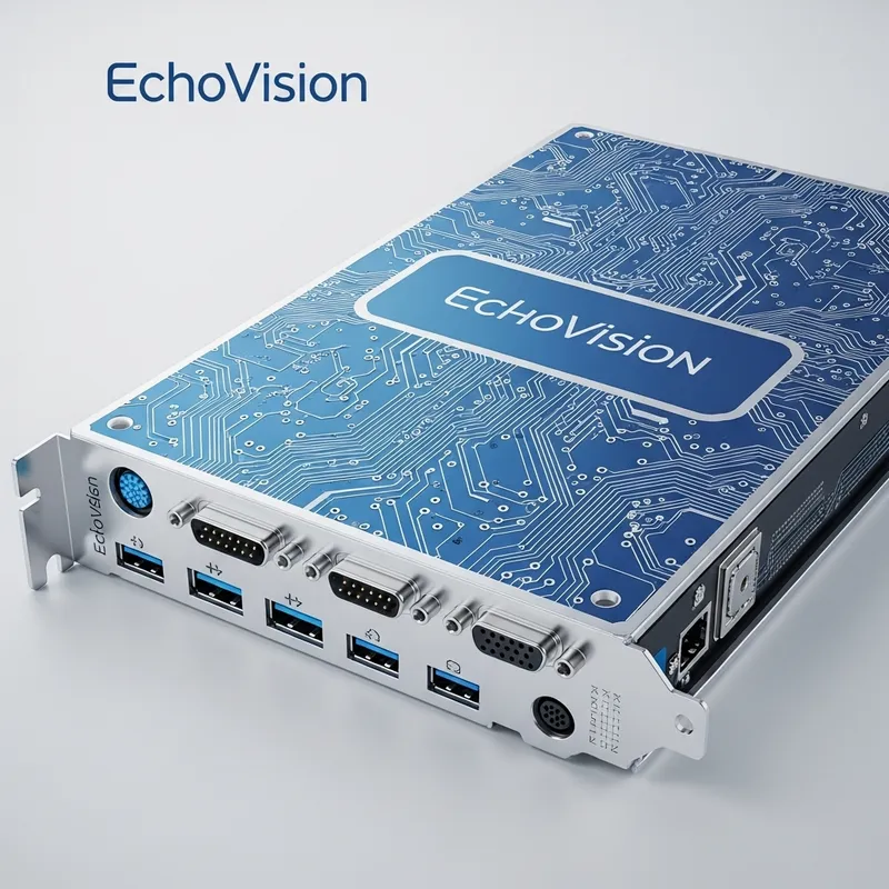 EchoVision Computer Component - Detailed 3D Design and Features EchoVision Computer Component - Detailed 3D Design and Features