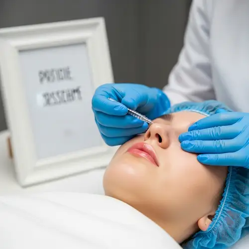 3/4 Lip Injection Procedure | White Photo Frame | Expert Service