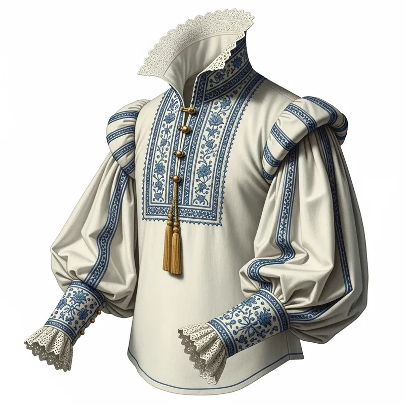 Italian Renaissance Shirt: 15th & 16th Century Garment Details