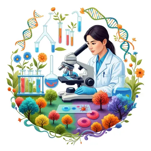 Abstract Cancer Detection Scene | Progressive Fight Against Cancer
