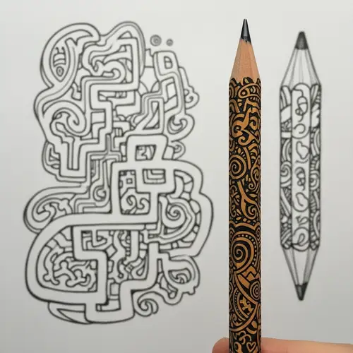 Intricately Designed Pencil: Creative Design Inspiration