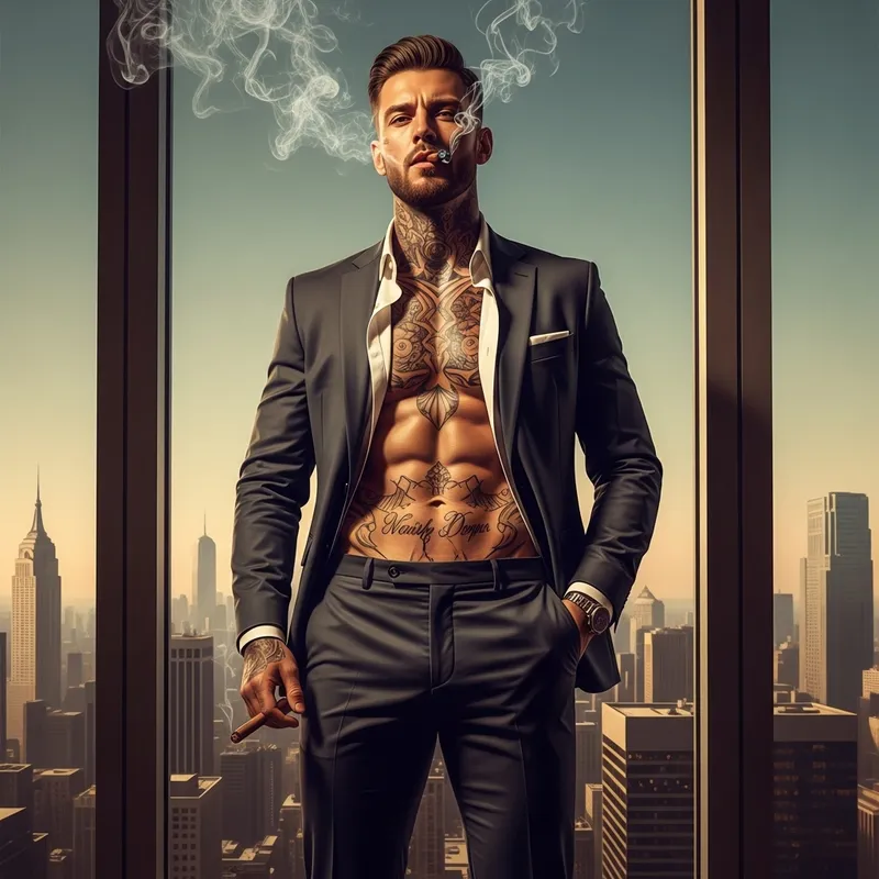 Urban Romanticism: Captivating Irish Gentleman's Enigmatic Aura