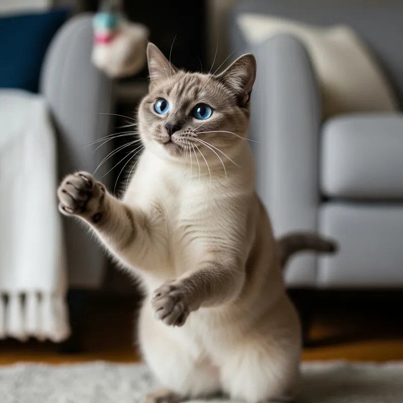 Happy Cat: Twilight-Colored Feline Companion