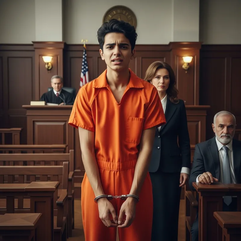 Cinematic Courtroom Drama: A Teen's Emotional Struggle Cinematic Courtroom Drama: A Teen's Emotional Struggle