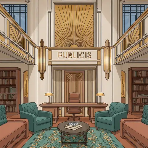 Historic Publicis Offices: Art Deco Style & Elegant Details