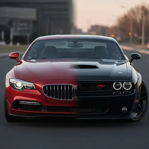 Custom-Made European Sports & American Muscle Car | Red & Black Design