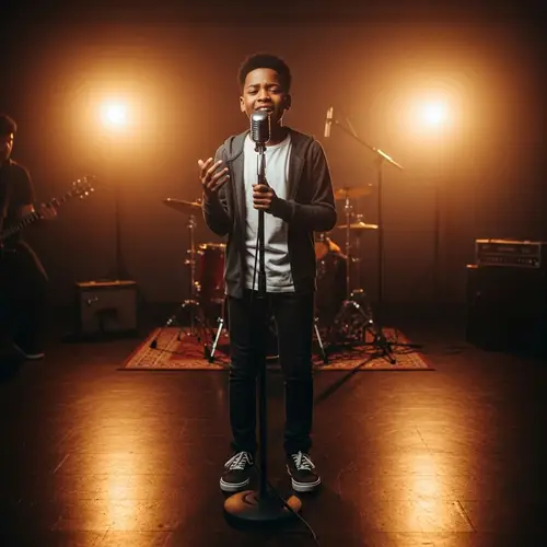 Passionate African Boy RnB Love Songs Singer