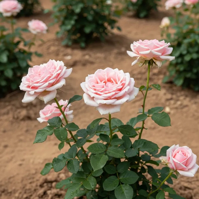 Delicate Beauty of Roses in Drought: Optimizing Growth Methods