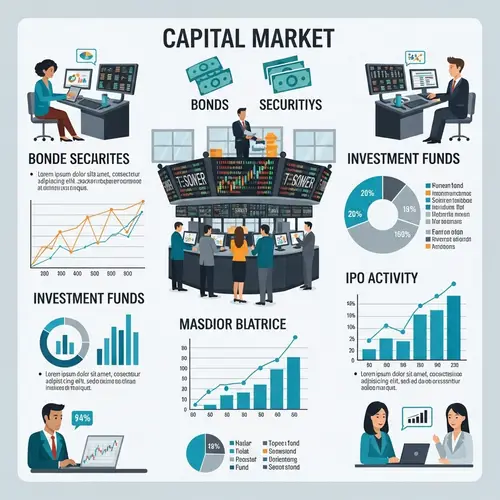 Creative Capital Market Infographic Design