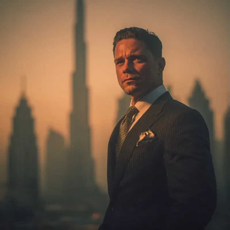 Rich Businessman Portrait in Dubai