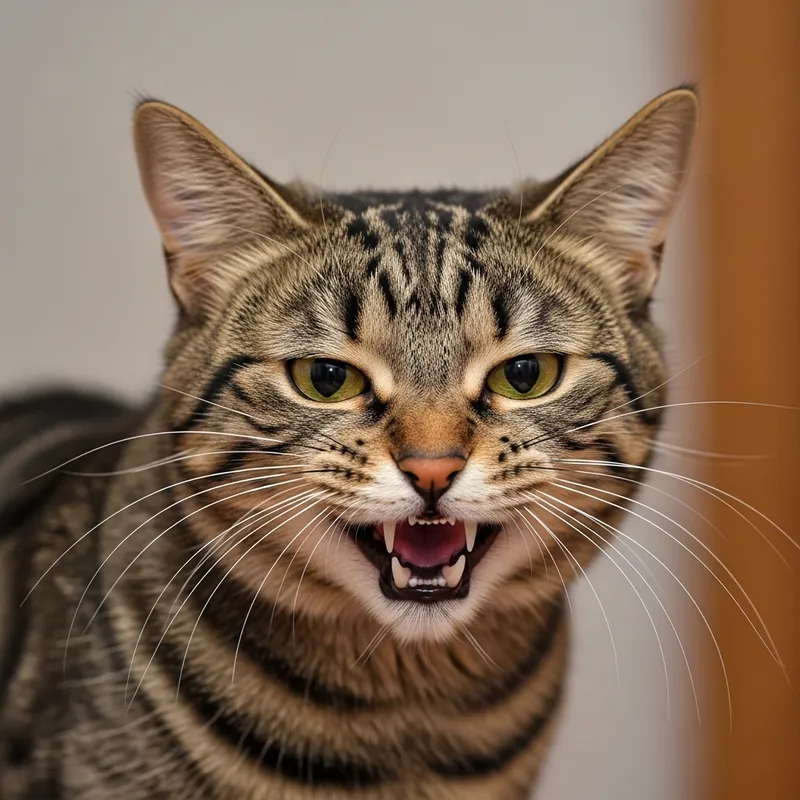 Angry Cat: Capturing the Ferocity of a Feline Fury