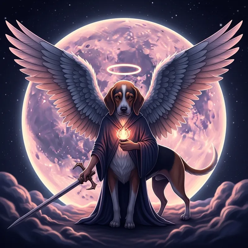 Celestial Canine: Half Human, Half Angel, Half Demon