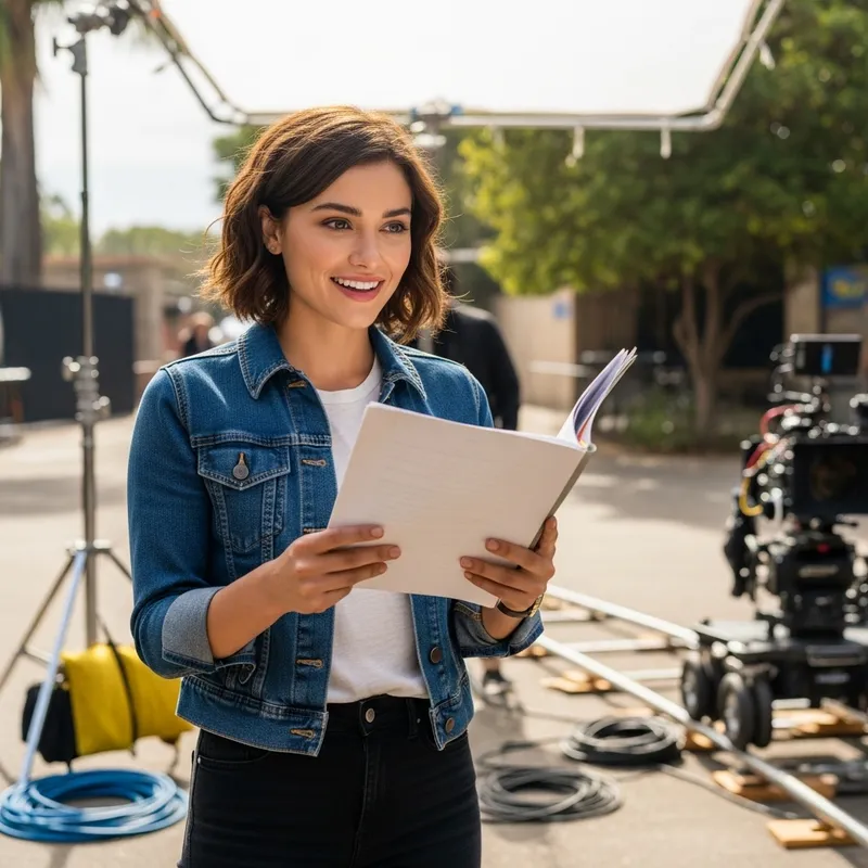 Millie Bobby Brown: Engaging Young Actress on Film Set Millie Bobby Brown: Engaging Young Actress on Film Set