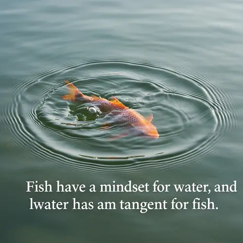 Fish Mindset in Water: A Philosophical Depiction of Harmony