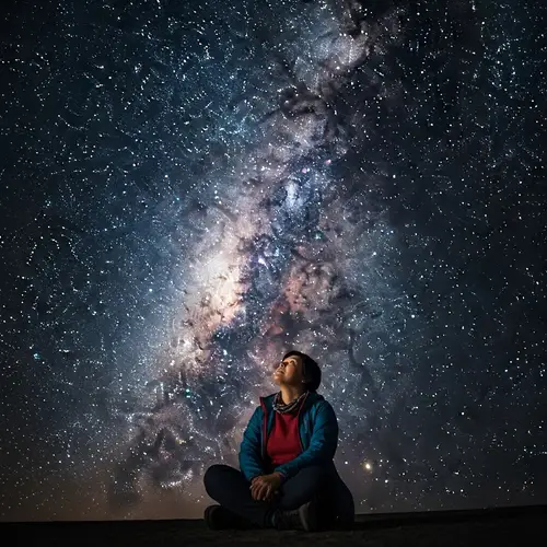 Stunning Milky Way Galaxy View: Captivating Moment of Wonder