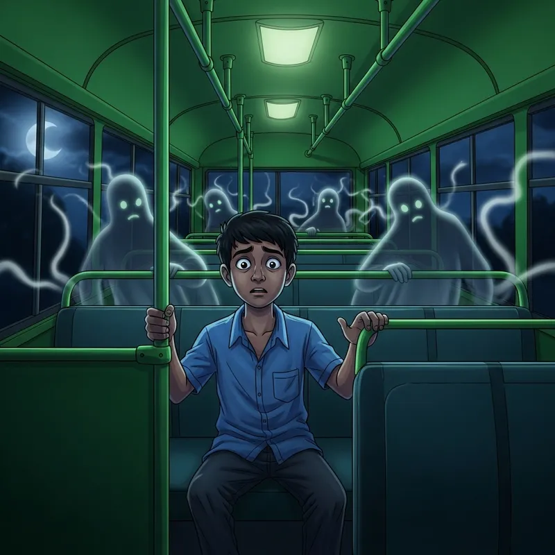 Haunting Encounter: A Boy in a Ghostly Bus