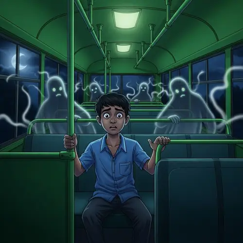 Haunting Encounter: A Boy in a Ghostly Bus