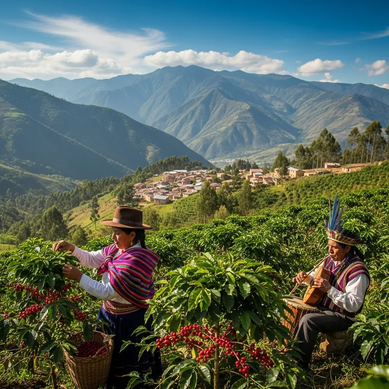 Colombia Coffee Farm & Village | Vibrant Cultural Scene