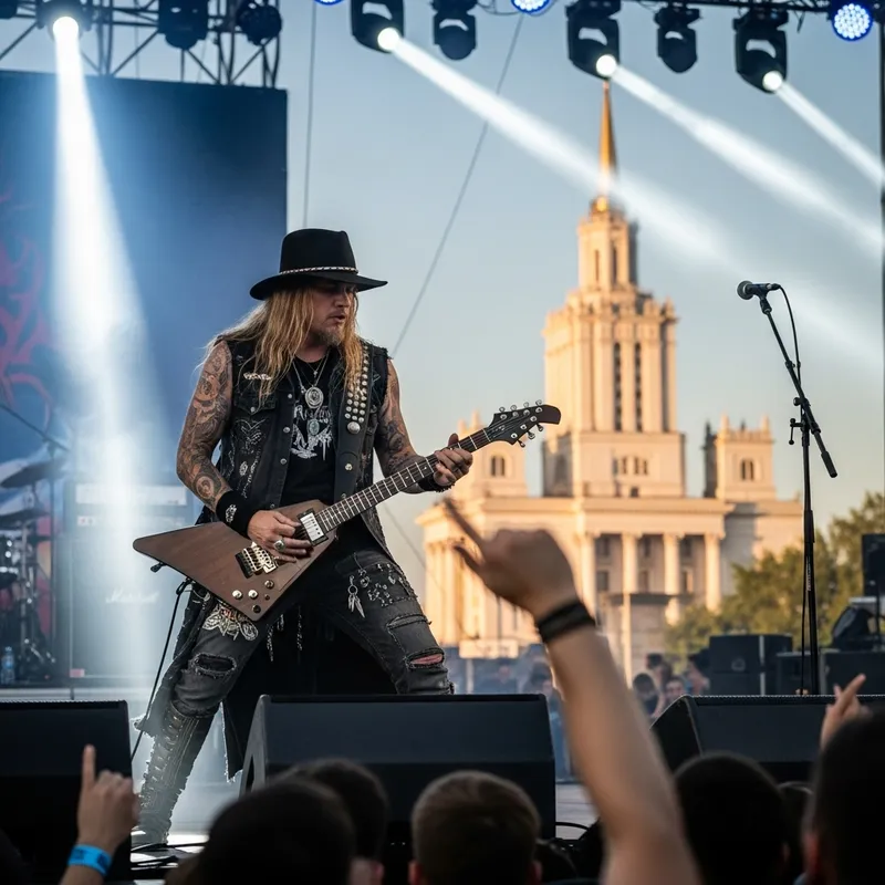 Dimebag Darrel Tribute: Live Heavy Metal Performance in Samara
