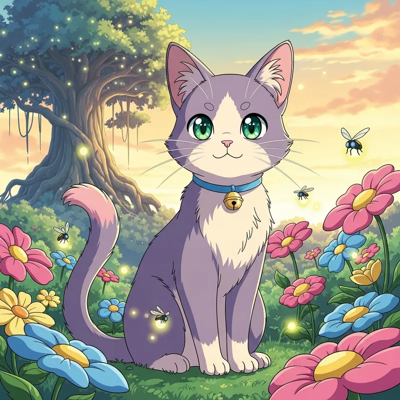Anime Cat: Cute and Playful Characters