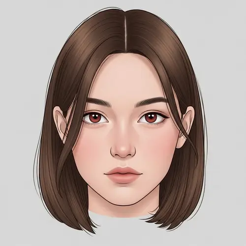 Brown Hair and Reddish-Brown Eyes - Stunning Portrait