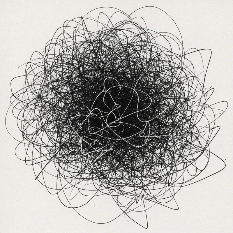 Abstract Doodle Design - Surrealistic Artwork Inspiration