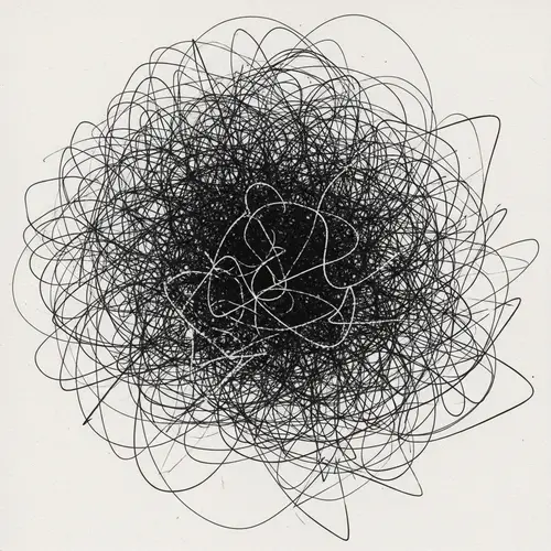 Incomprehensible Scribble Art - Abstract Doodle Design