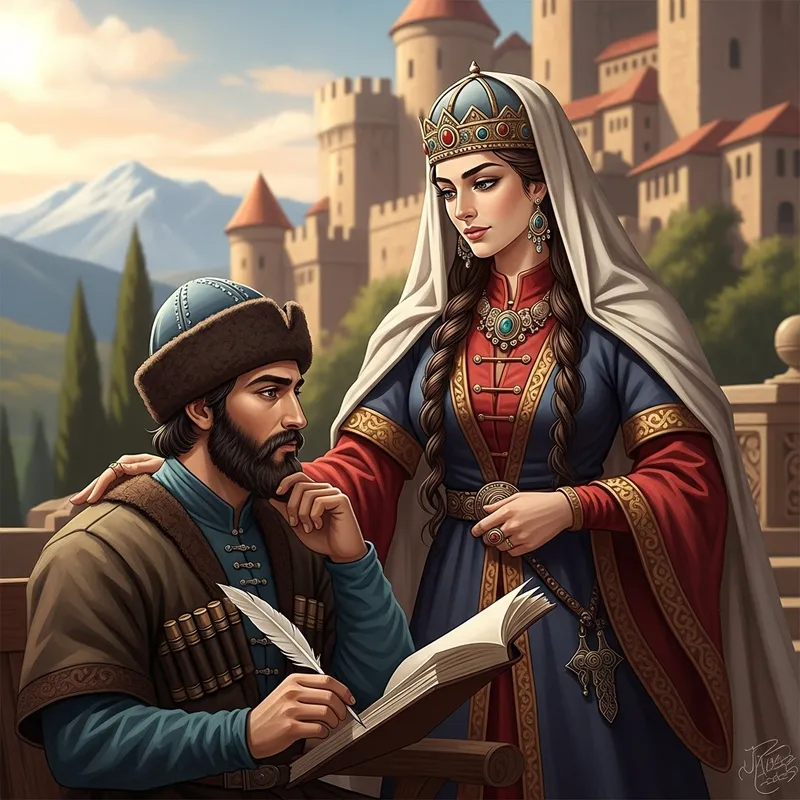 Queen Tamara & Rustaveli: A Romantic Georgian Tale