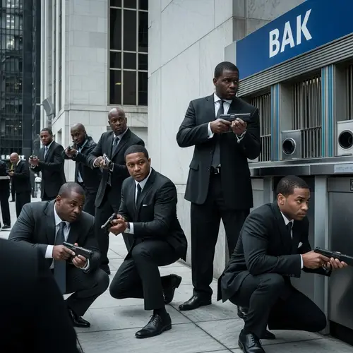 Black Professionals Execute Intricate Bank Heist Drama