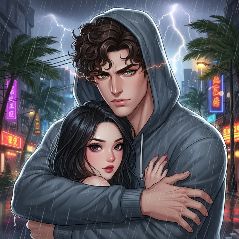 Dramatic Anime Love Story in Stormy Manila