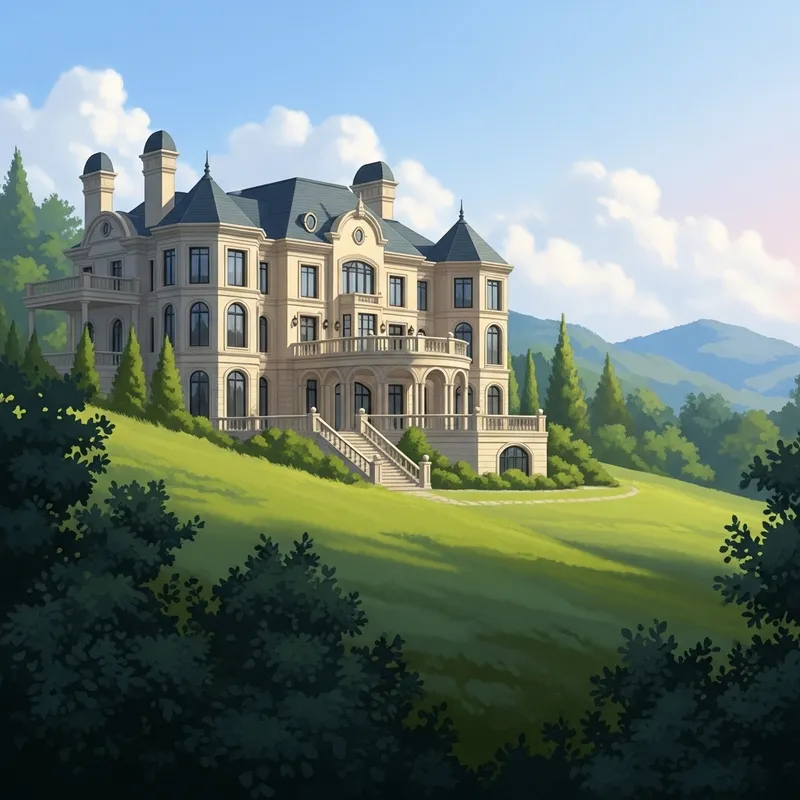 Luxurious House on Serene Hill | Detailed Architecture Luxurious House on Serene Hill | Detailed Architecture