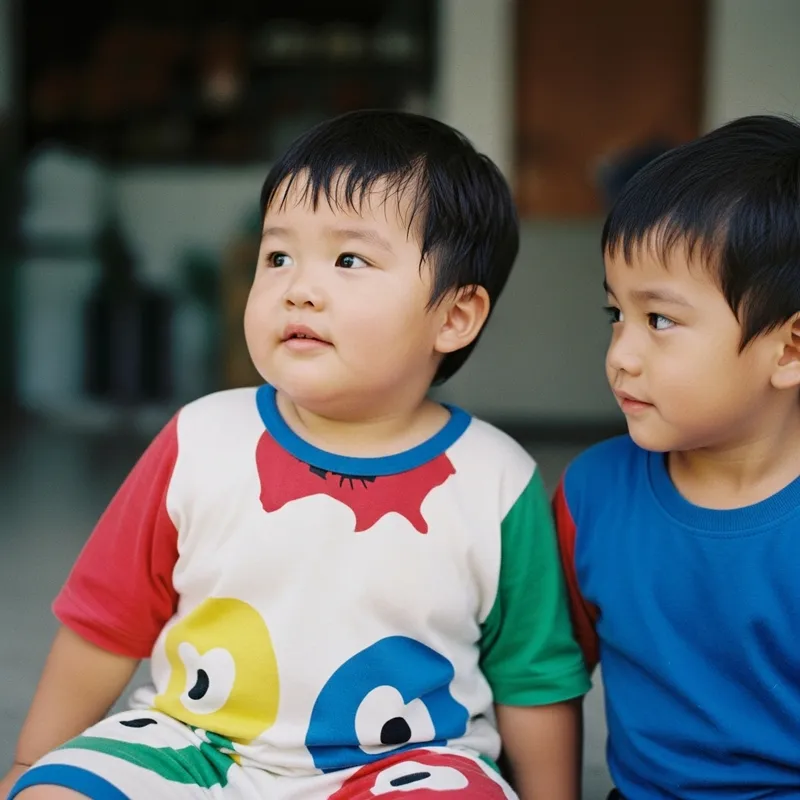 Playful Childhood Moments Captured on Vintage Film