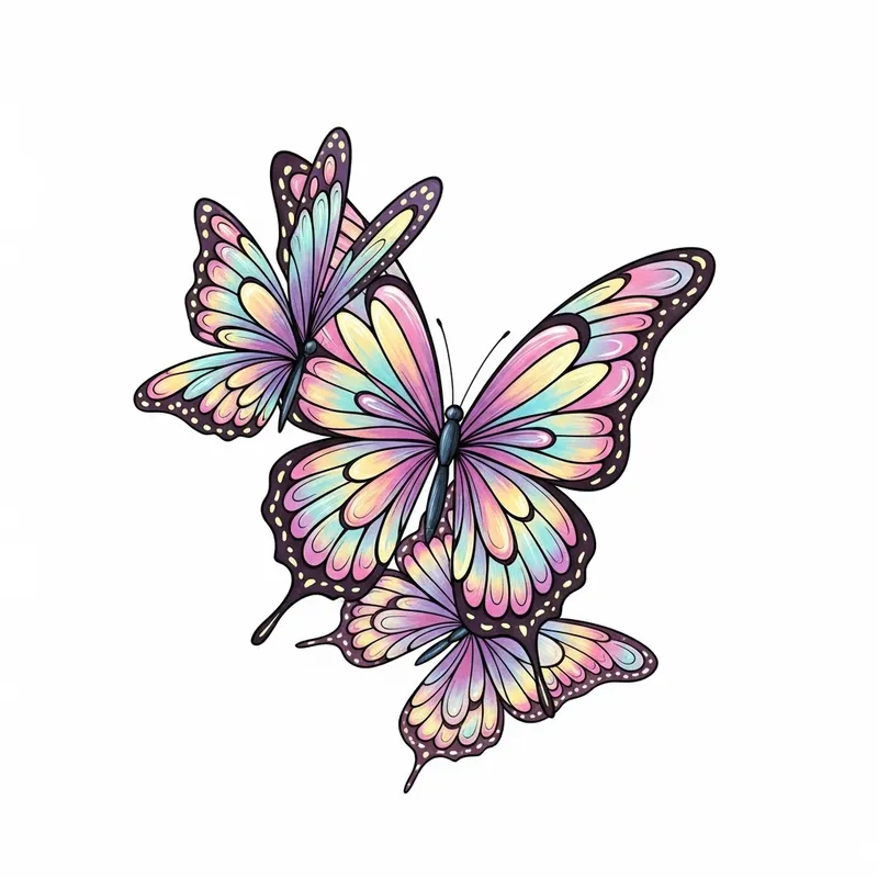 Elegant Butterfly Logo Design for Nail Business | Glamorous Beauty Brand Elegant Butterfly Logo Design for Nail Business | Glamorous Beauty Brand