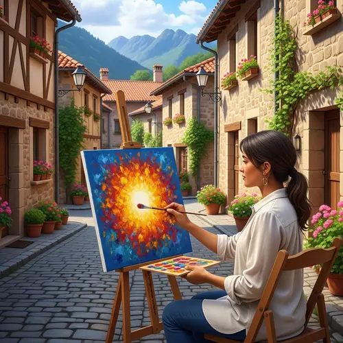 Anna the Vibrant Artist | Explore Her Colorful World