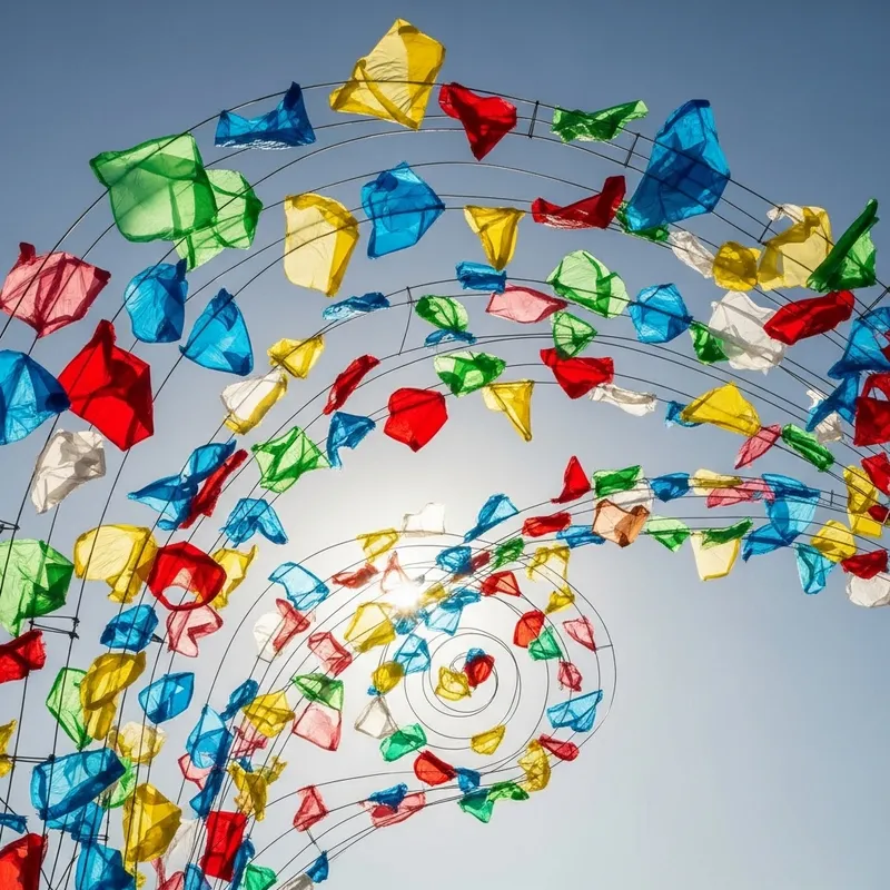 Contemporary Art: Plastic Bags Interpretation