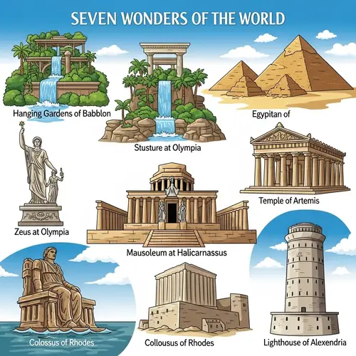 Explore the Seven Wonders of the World