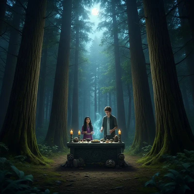 Enchanted Forest Witchy Ritual | Dark Magic Scene