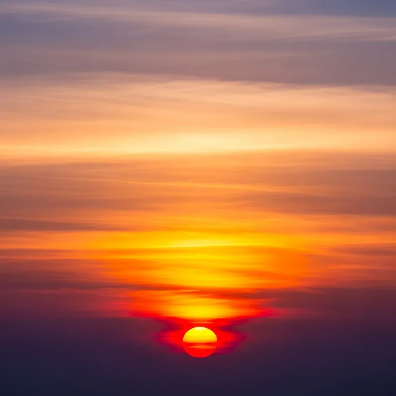 The Majestic Sunrise: Radiant Hues of Orange and Pink